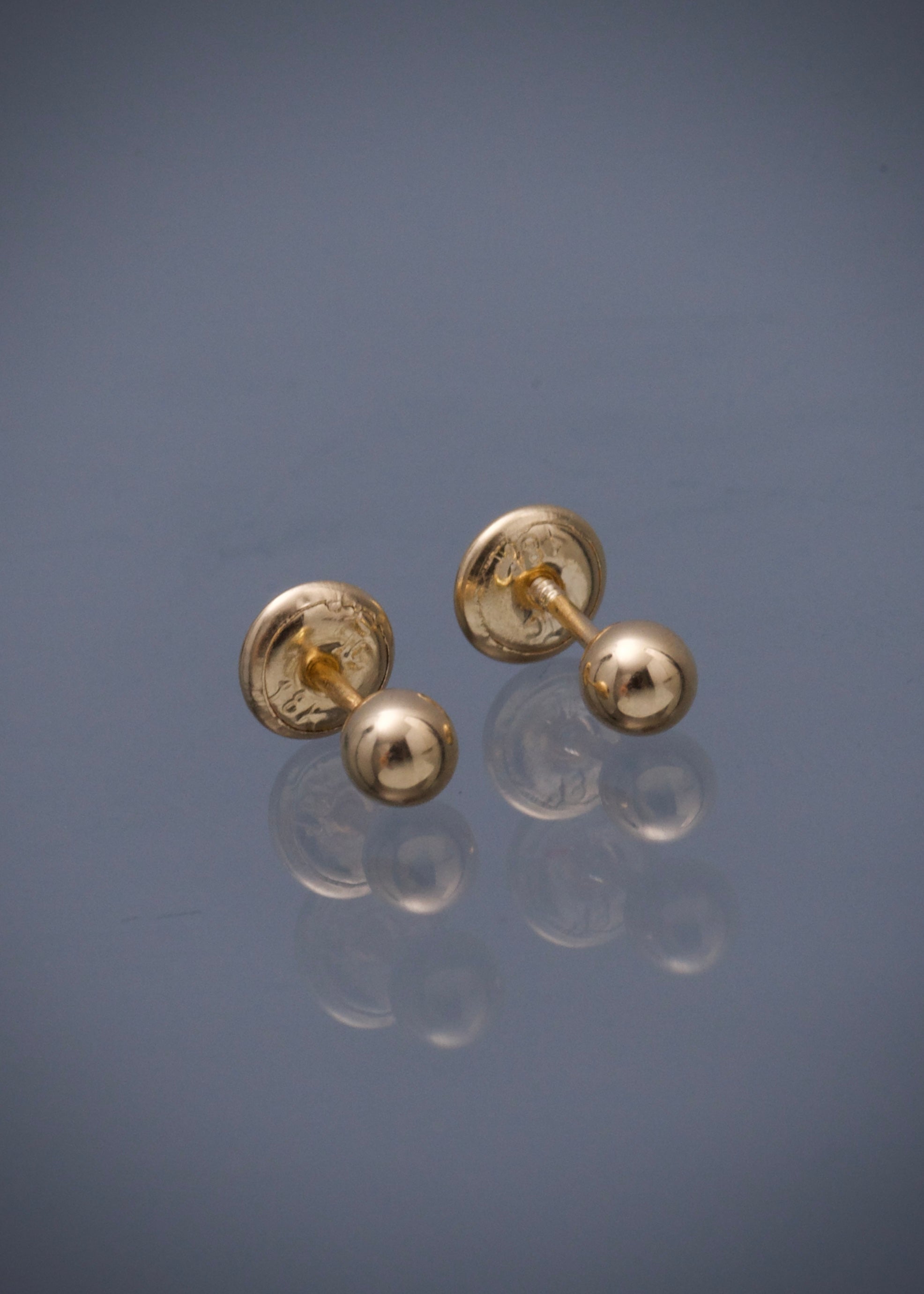 Topos Bola Lisa 5mm 0.55gr — Oro Amarillo