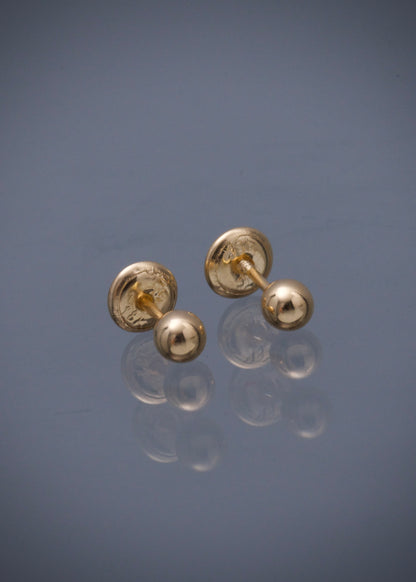 Topos Bola Lisa 5mm 0.55gr — Oro Amarillo