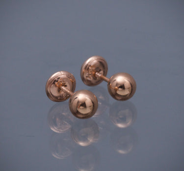 Topos bola lisa 5mm 0.6gr / Oro Rosado Nac B