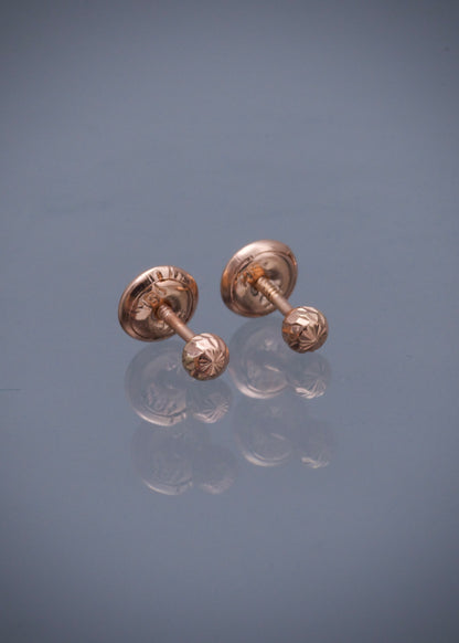 Topos bola diamantado 3mm 0.5gr / Oro Rosado Nac P