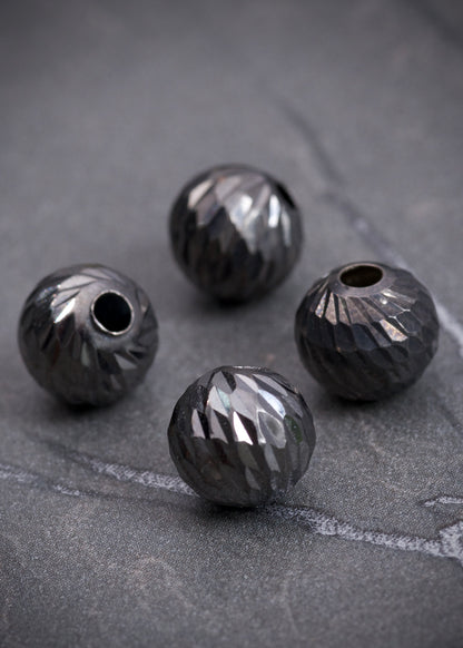 Bolas diamantadas 8mm 0.55gr / Oro Rosado Nac B