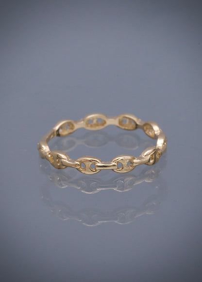 Anillo gc liso 1.4gr / Talla: 5 / Oro Amarillo Nac B