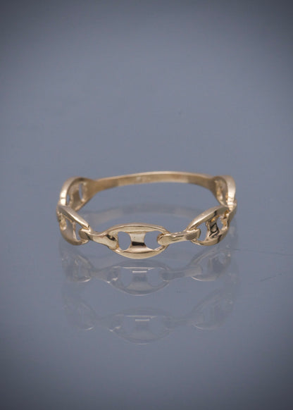 Anillo gc liso 0.9gr / TALLA 5 1/2 / Oro Amarillo Nac M