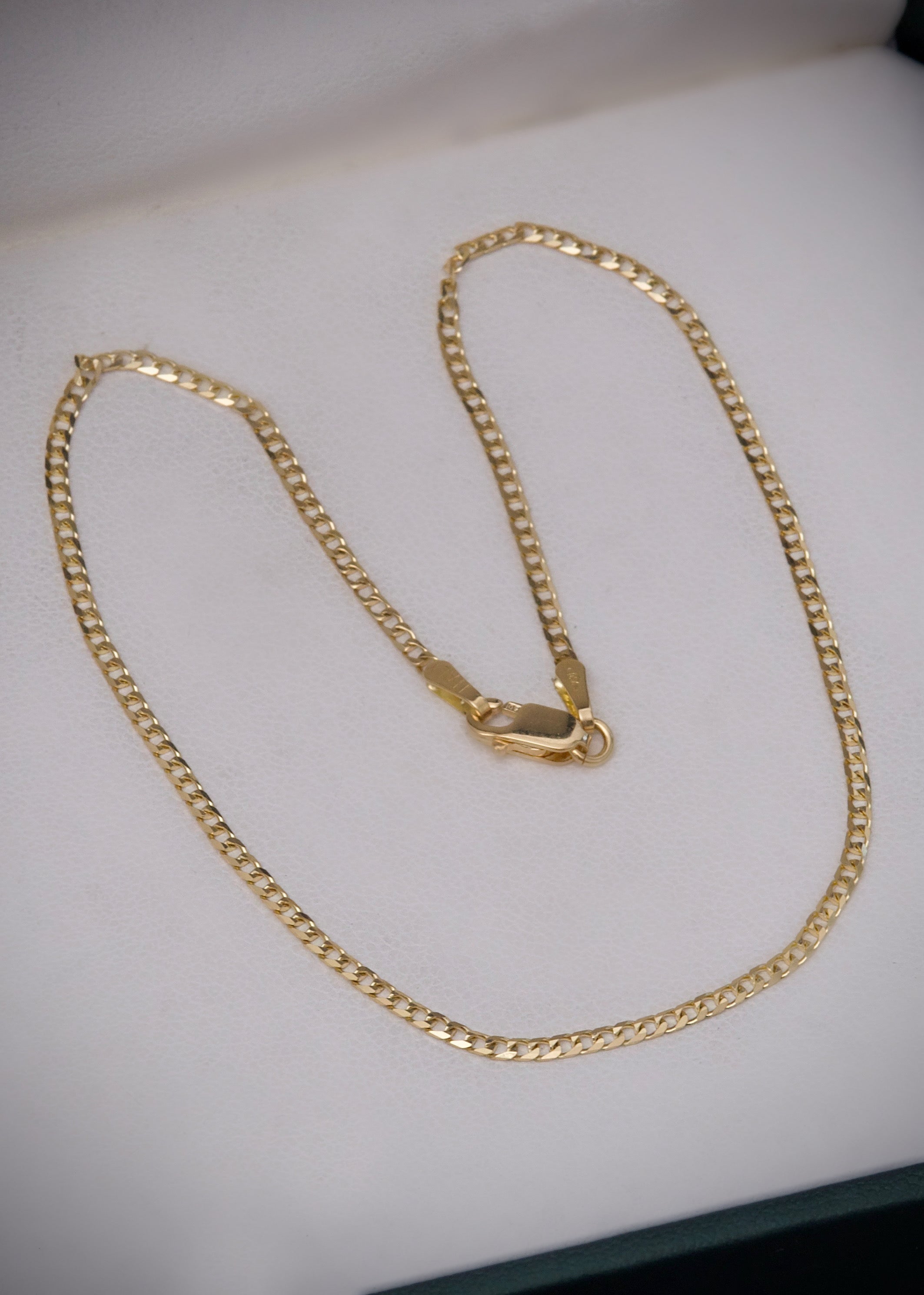 Tobillera pancer 1.85gr / Largo 24.5cm / Oro Amarillo italy +1 B
