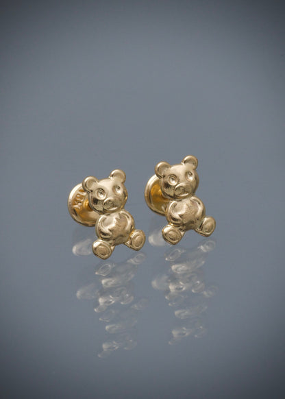 Topos oso 0.75gr / Largo 0.9cm / Oro Amarillo Nac M