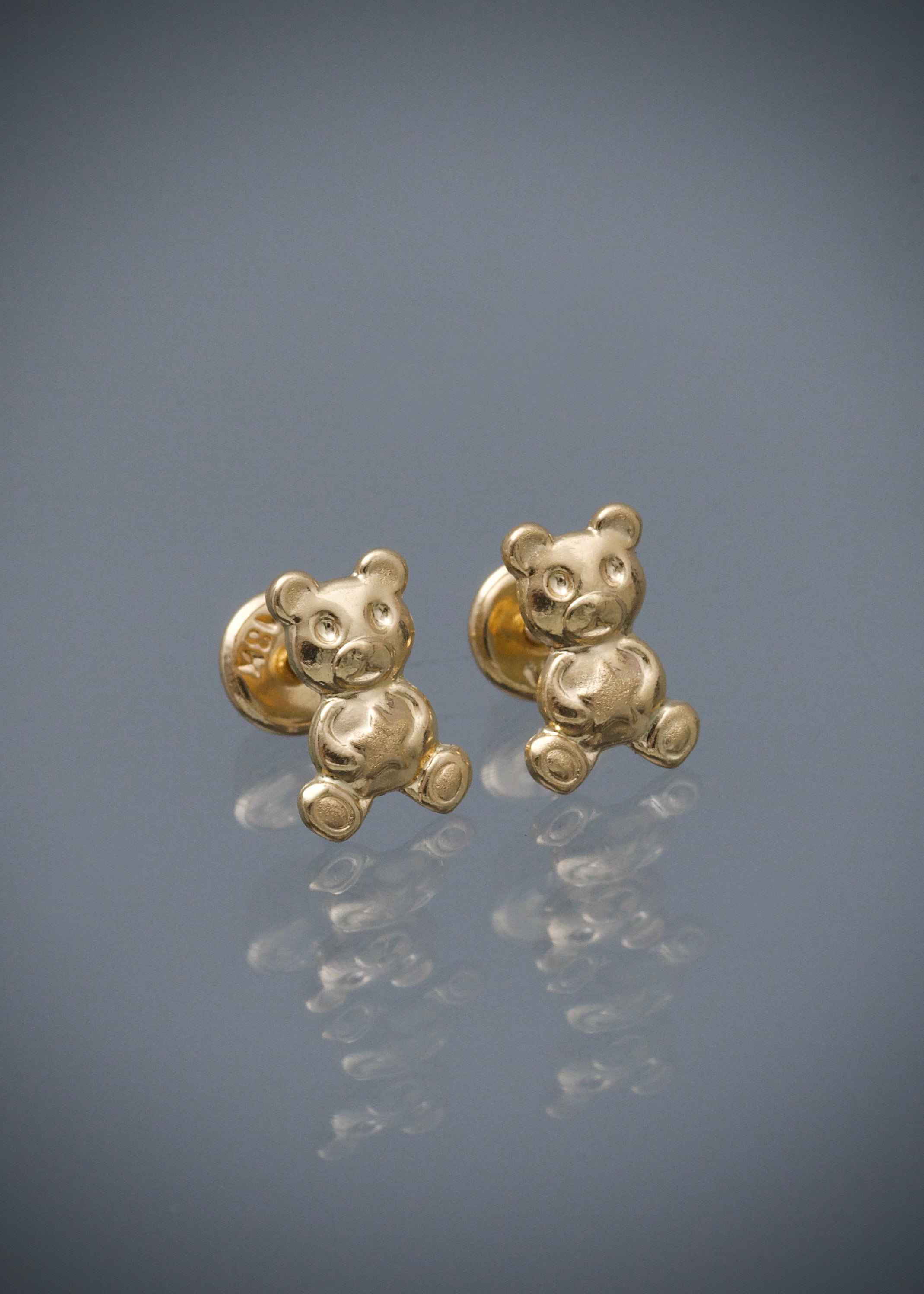 Topos oso 0.75gr / Largo 1cm / Oro Amarillo Nac B
