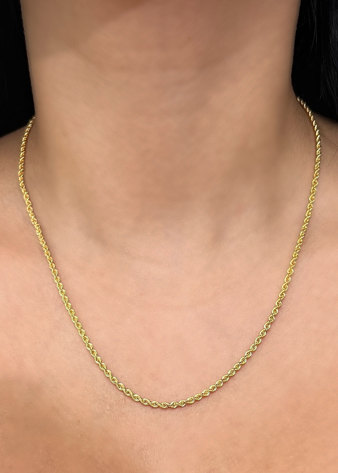 Cadena lazo 7gr / Largo 50cm — Oro Amarillo