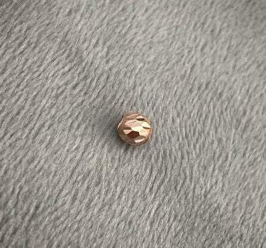 Bolas Diamantado italiano  3mm 0.08gr / Oro rosado Nac B