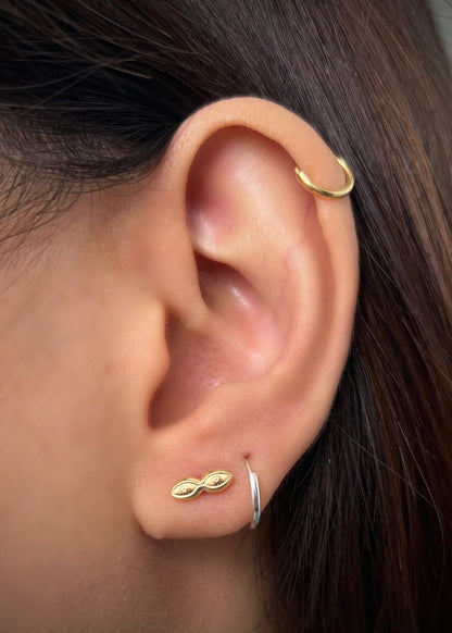 Topos ojos santa lucia 0.5gr / Largo 0.3cm — Oro Amarillo