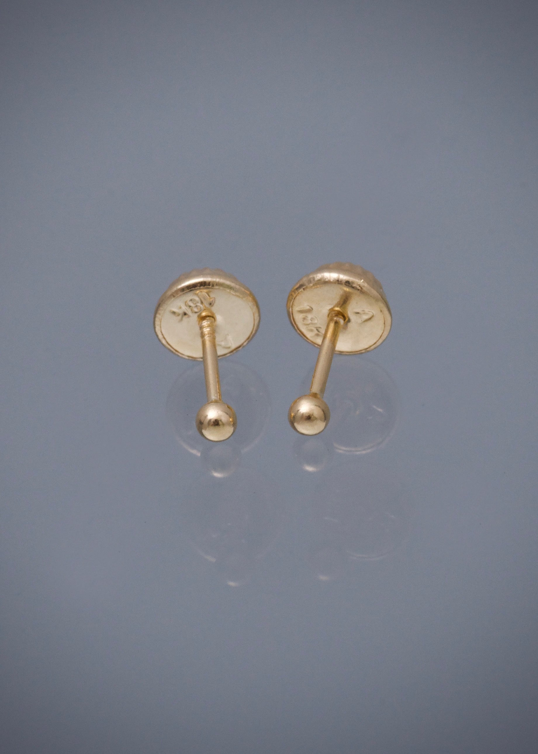 Topos bola lisa 2mm 0.35gr / Largo 0.2cm / Oro Amarillo Nac P