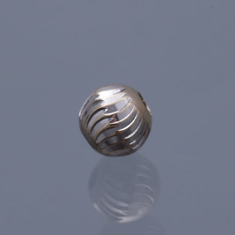 Bolas Diamantada Luna 6mm 0.35gr — Oro Blanco