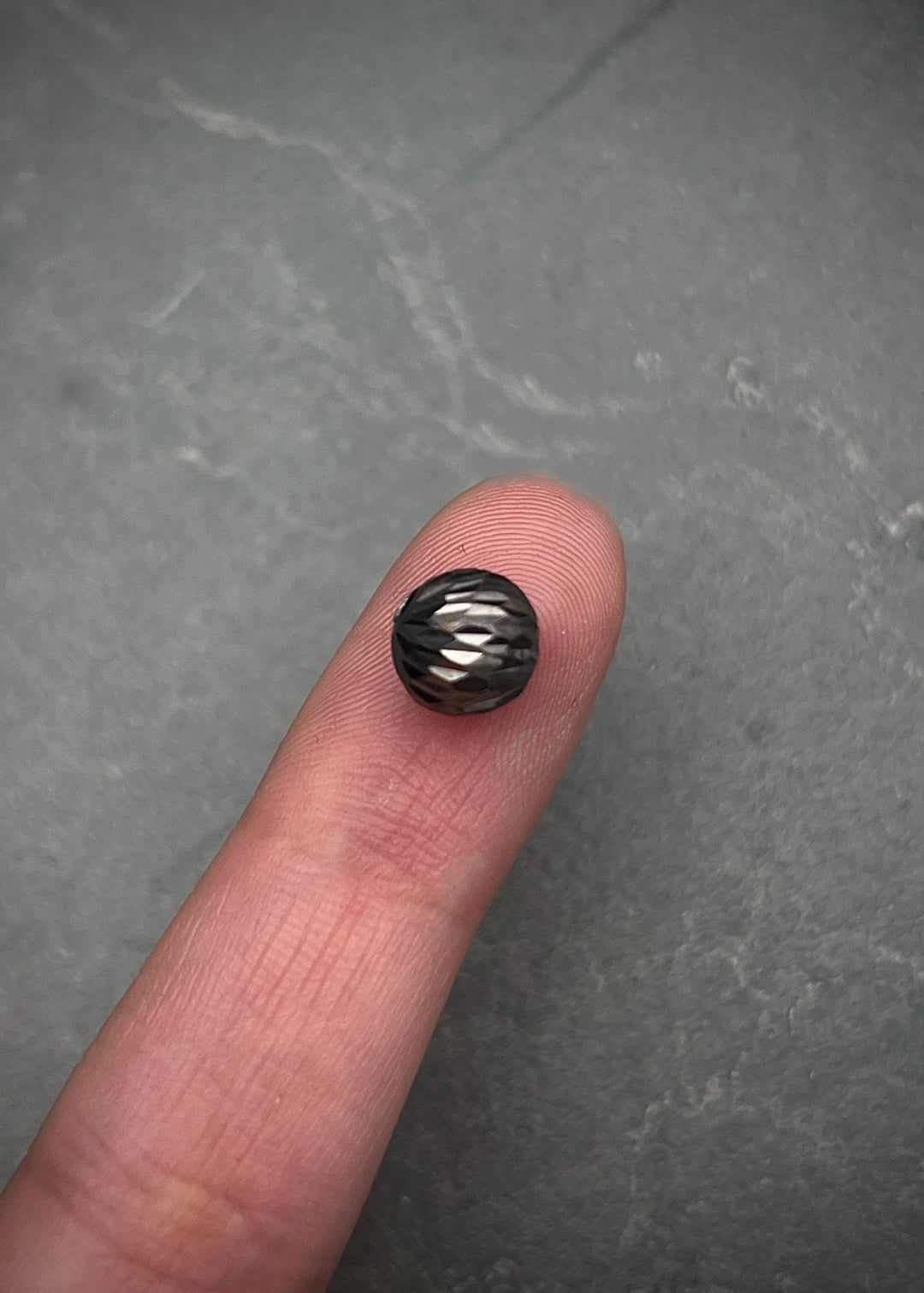 Bolas diamantadas 8mm 0.35gr / — Oro Rosado