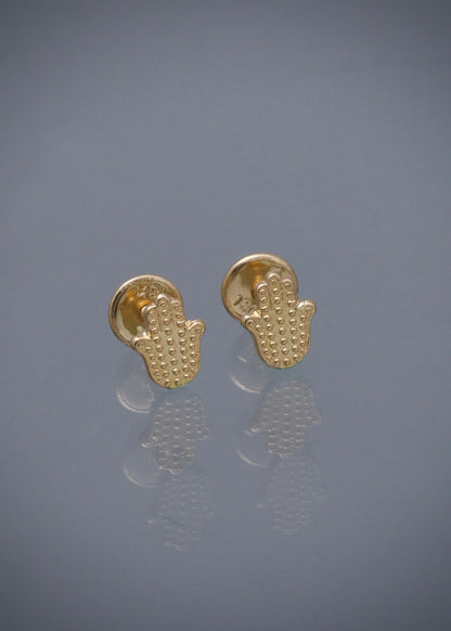 Topos de mano hs 0.55gr / Largo 0,7cm / Oro Amarillo Nac P