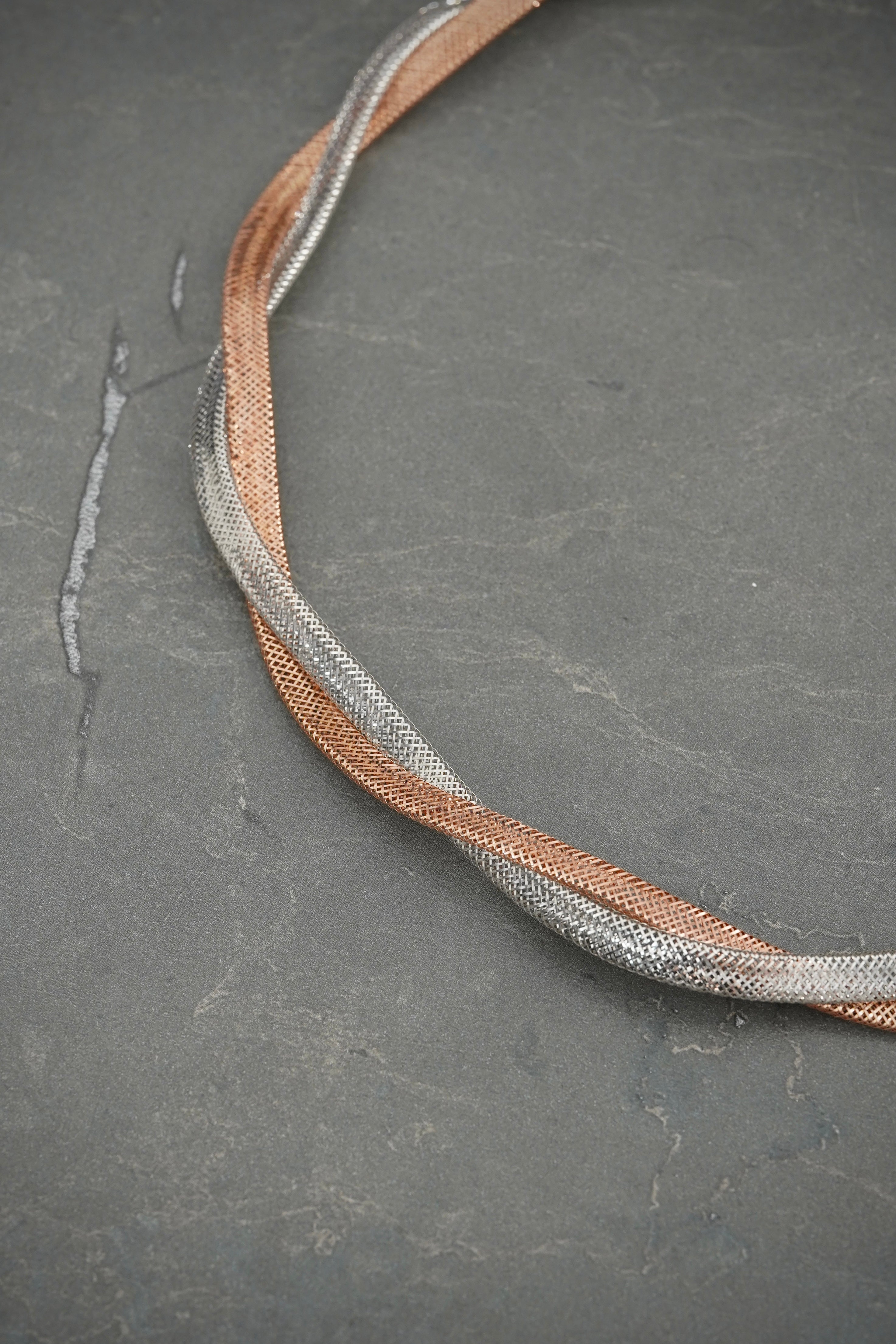 Cadena resorte entorchada 6.5gr / Largo 45cm / Dos Oros italy +5 P