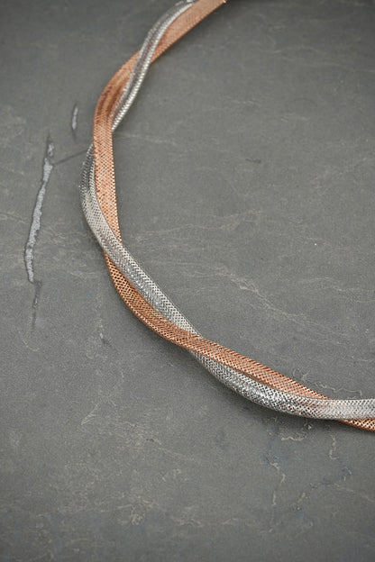 Cadena resorte entorchada 6.5gr / Largo 45cm / Dos Oros italy +5 P