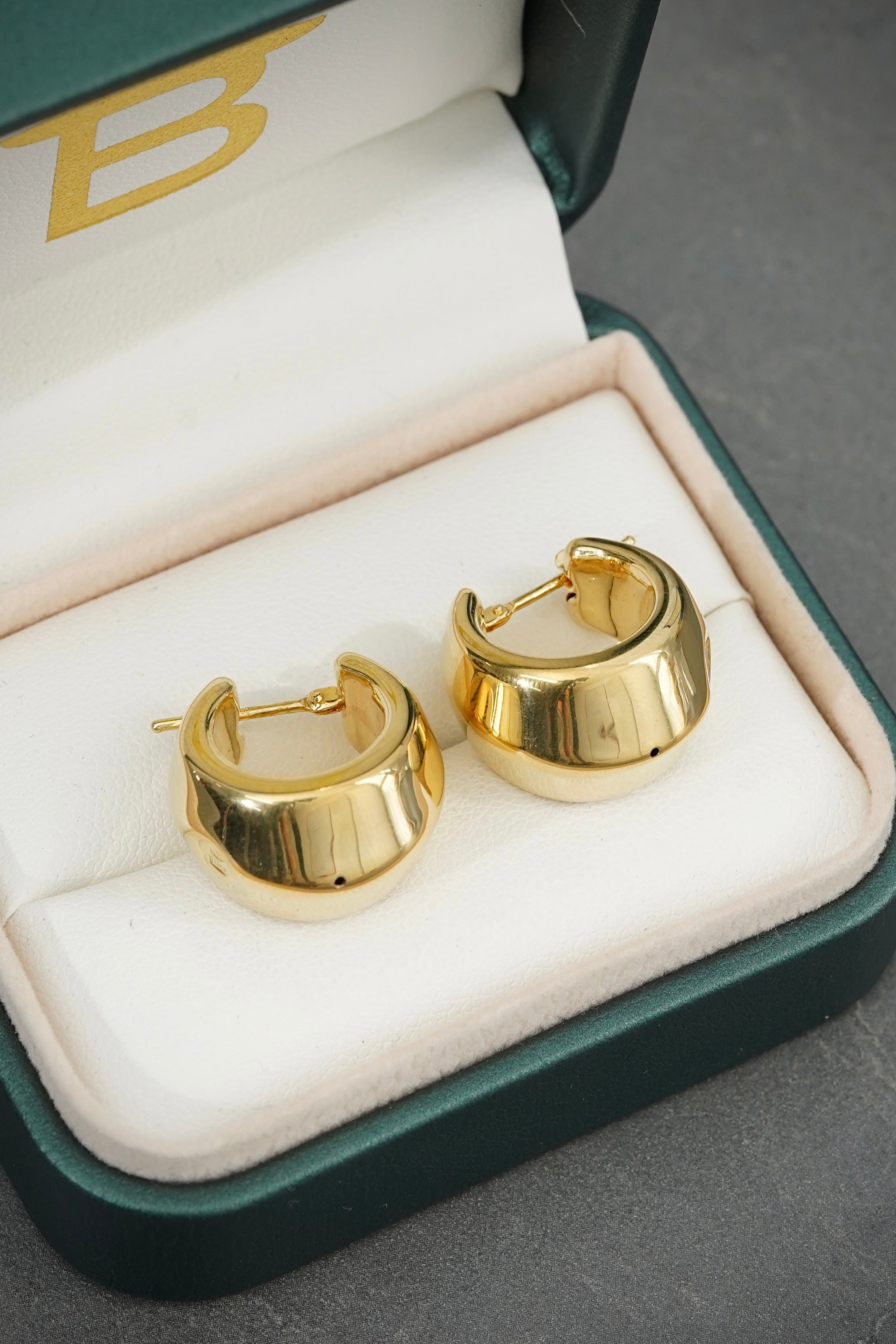 Candongas lisas 5.25gr / Largo 1.7cm / Oro Amarillo italy +4 M
