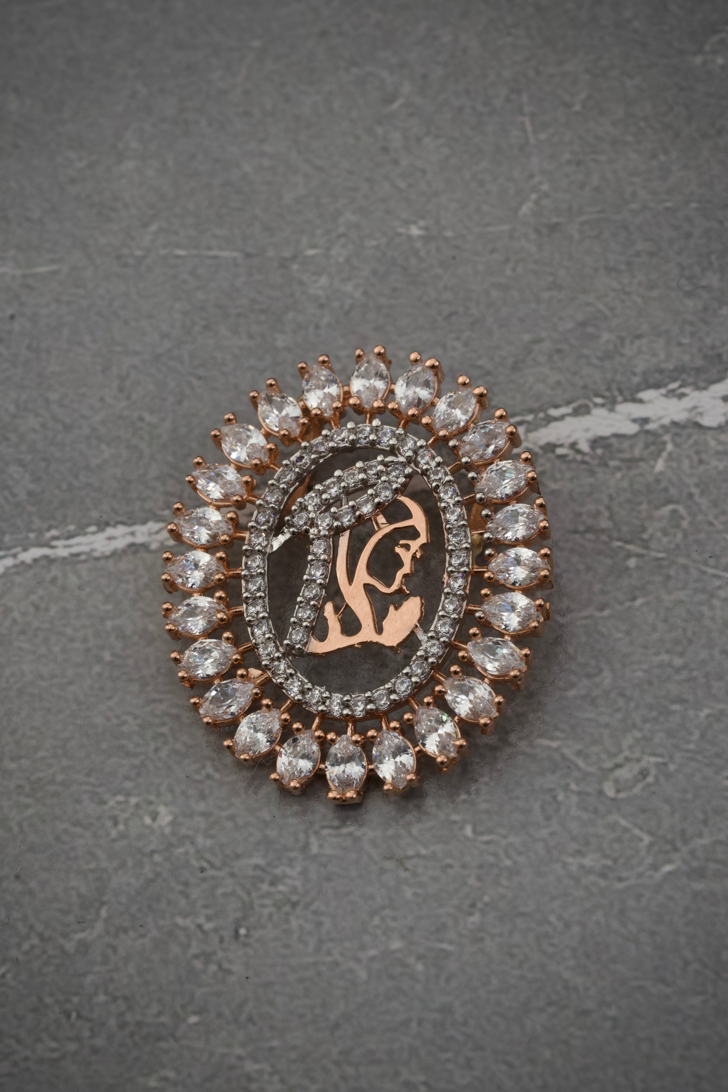 Dije de virgen de guadalupe 3gr / 2.5cm / Oro Rosado Nac B