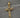 Dije de cruz estilo cubano 3.35gr / 3.3cm / Oro Amarillo Nac B