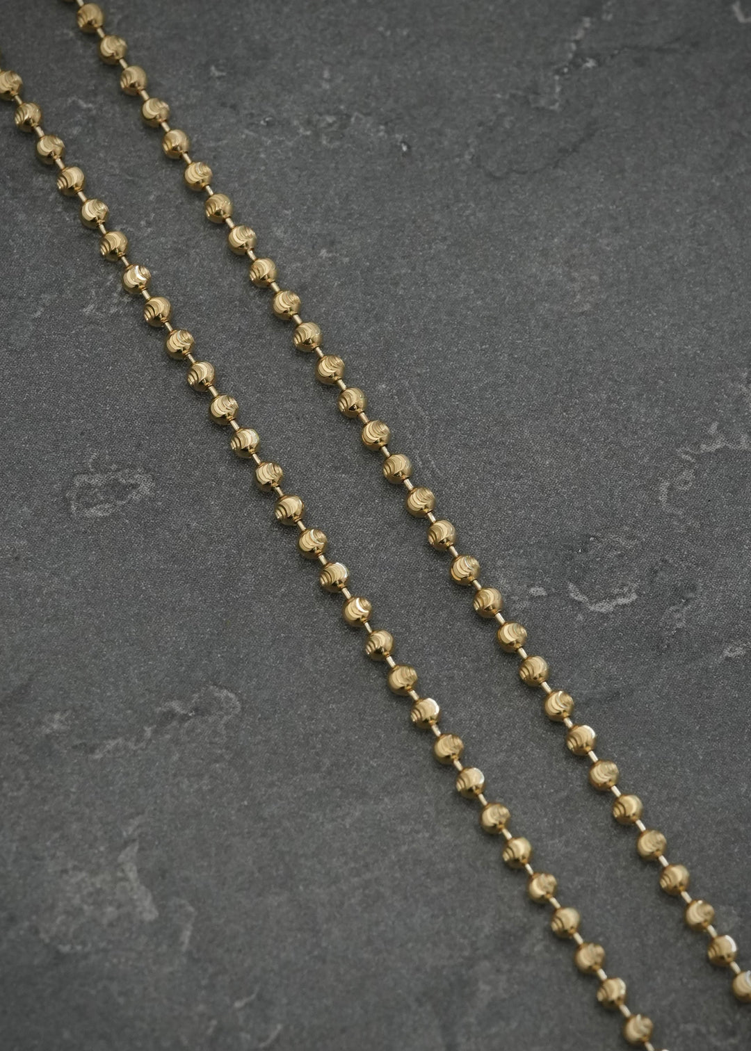 Cadena Militar Diamantada 8.4gr / 60cm / 2.0mm — Oro Amarillo