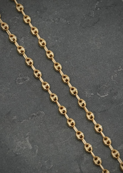 Cadena Gc 6.5gr / 50cm / Ancho 3.7mm — Oro Amarillo