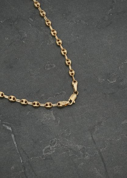 Cadena Gc 6.6gr / 60cm / Ancho 3.3mm — Oro Amarillo