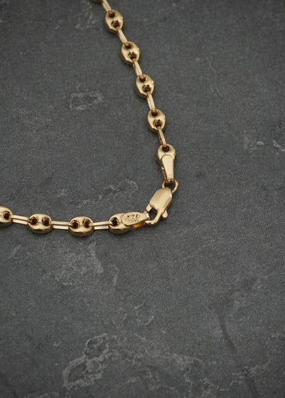 Cadena Gc 6.5gr / 50cm / Ancho 3.7mm — Oro Amarillo