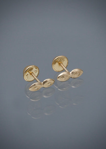 Topos ojos de santa lucia 0.5gr / Largo 0,9cm /Oro Amarillo Nac P