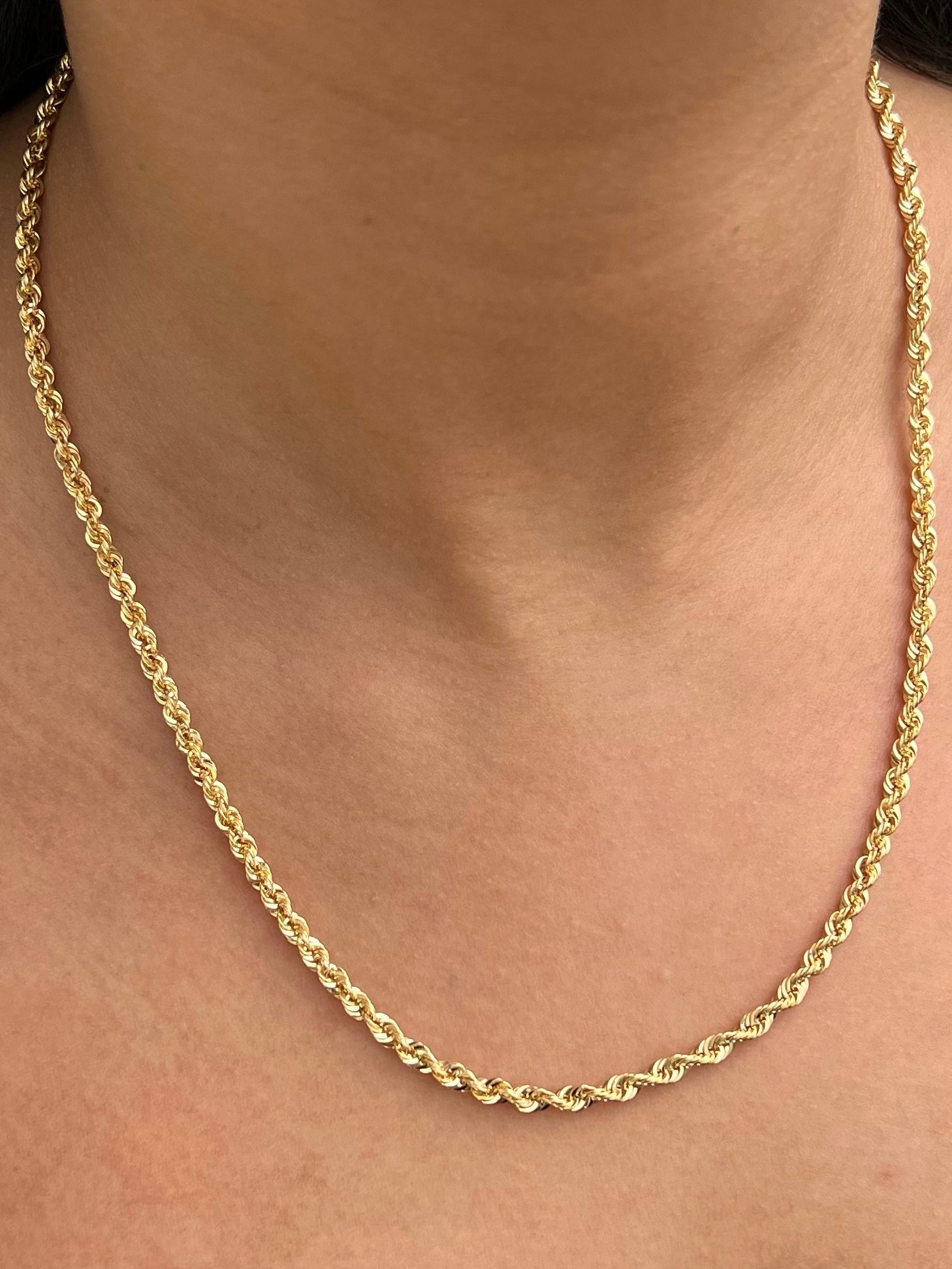 Cadena lazo 5.6gr / Largo 50cm / Oro Amarillo italy +2 M