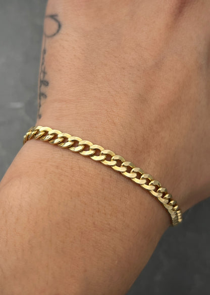 Pulso cubano 5.6gr / Largo 21cm / Oro Amarillo italy cte P