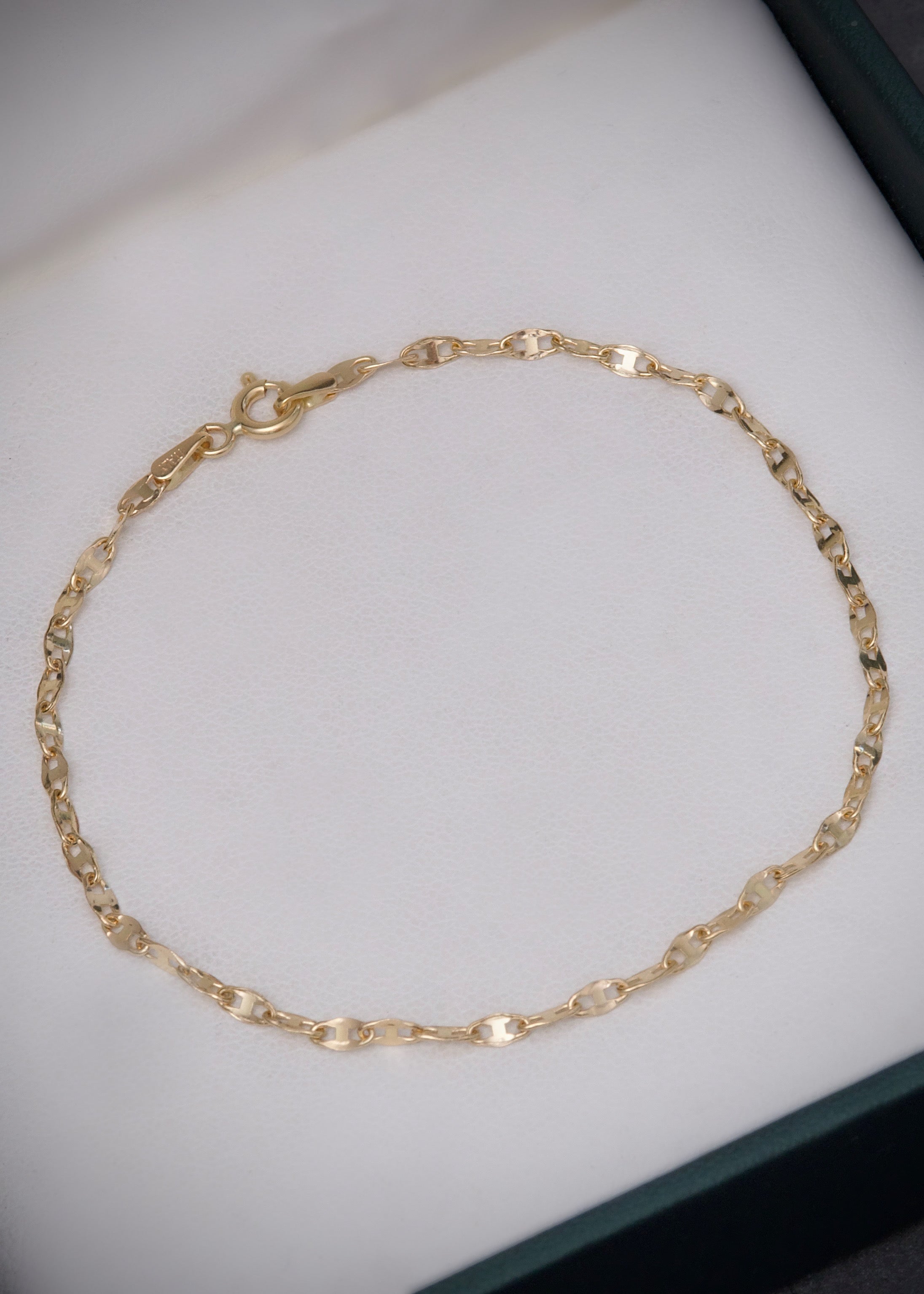 Pulso escalera 0.75gr / Largo 18cm / Oro Amarillo italy +3 B