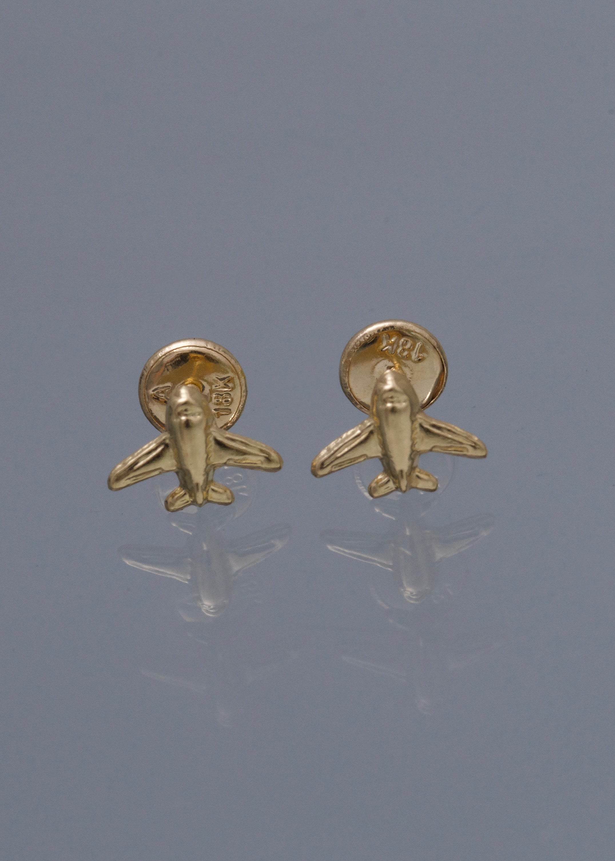 Topos avion 0.6gr / Largo 0.6cm / Oro Amarillo Nac M