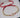 Pulsera en hilo rojo con herraje corona 3.05gr / Oro Amarillo (Joya) M