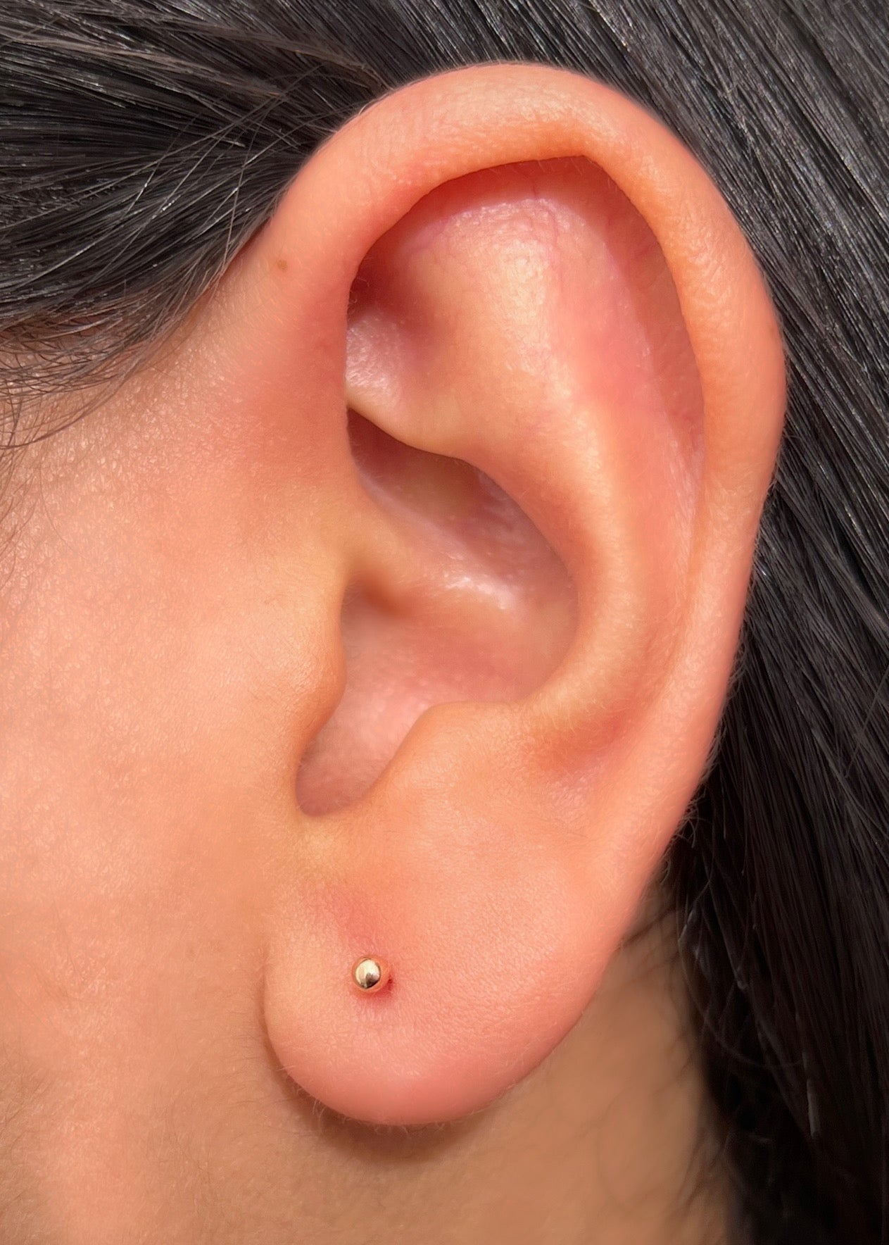 Topos bola lisa 2mm 0.4gr / Oro Rosado Nac B