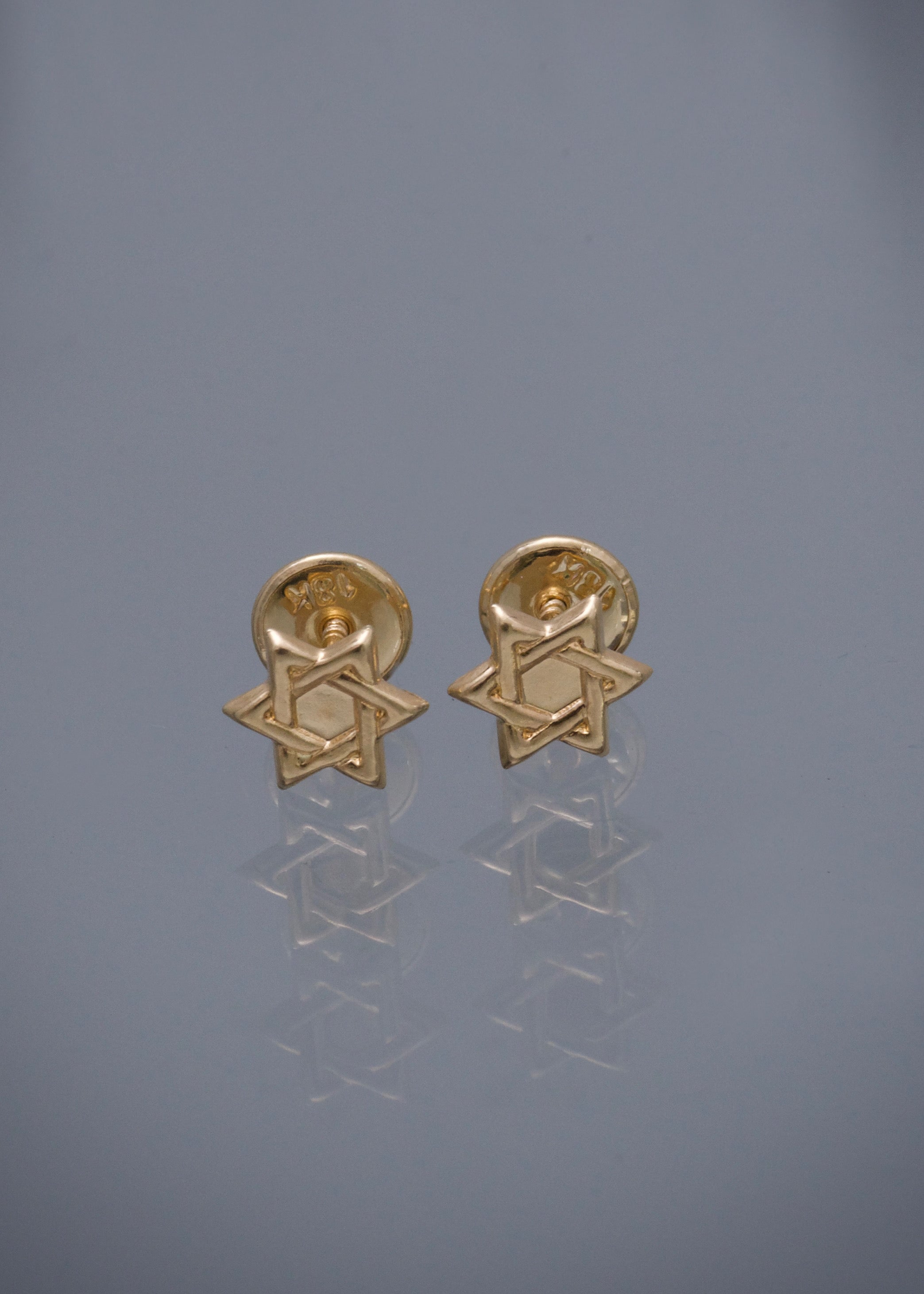 Topos estrella de david 0.55gr / Largo 0,6cm / Oro Amarillo Nac M