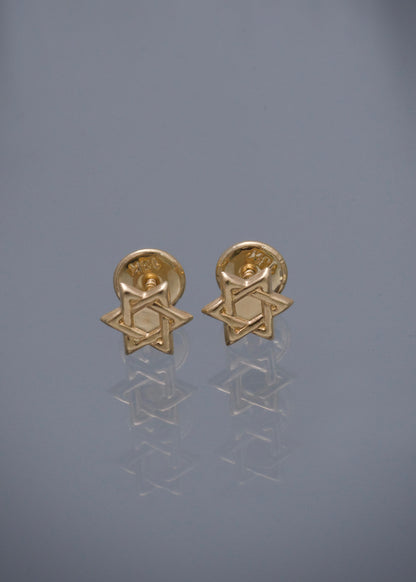 Topos estrella de david 0.55gr / Largo 0,6cm / Oro Amarillo Nac M