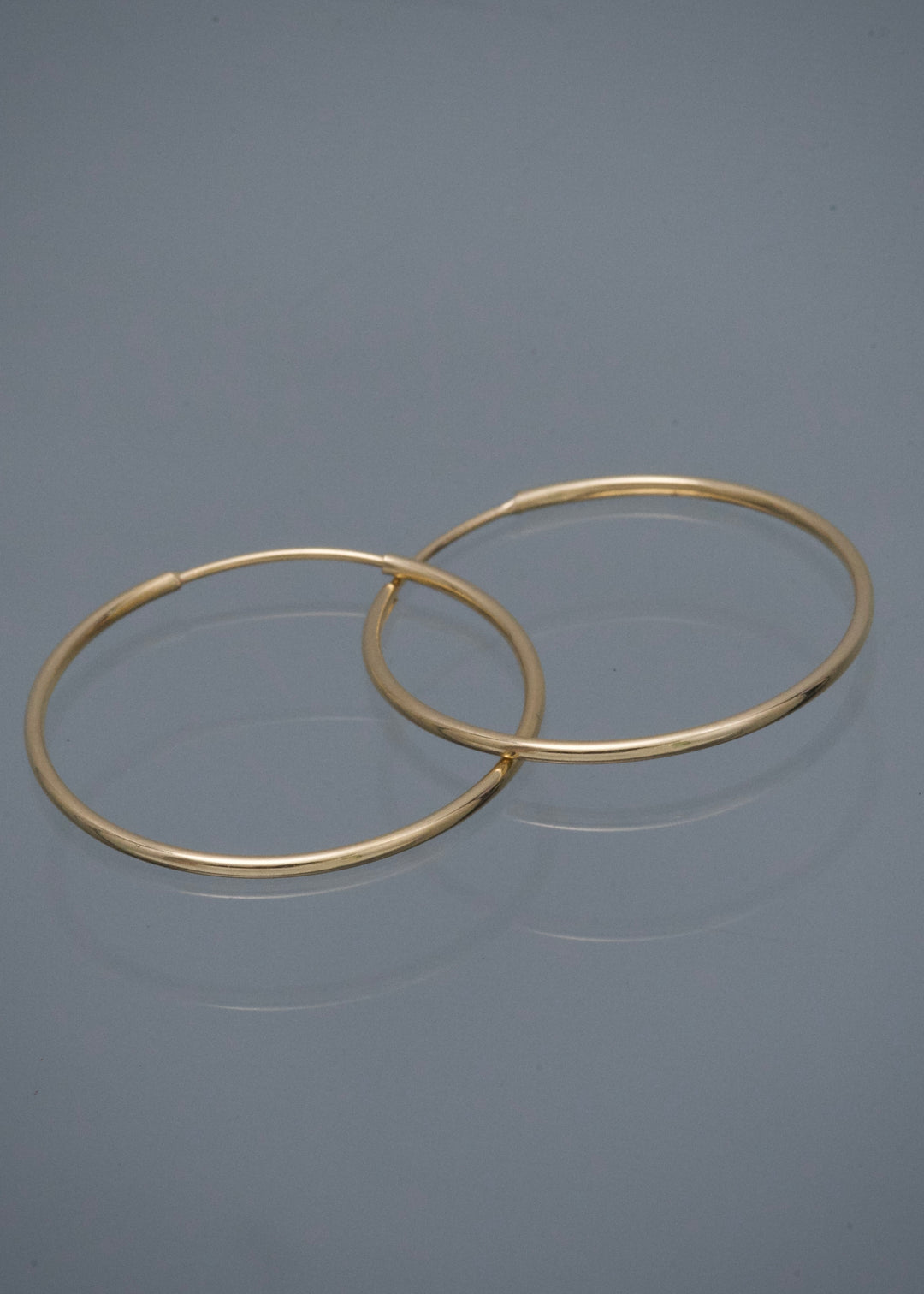 Candongas Lisas 1gr / 2.7cm / 1.2mm — Oro Amarillo