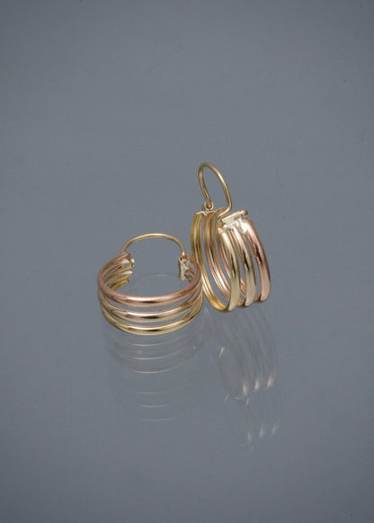 Candongas Lisas 1.2gr / 1.8cm / 5mm — Tres Oros