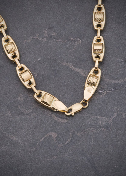 Cadena Rustica 16.2gr / 60cm / 5.7mm — Oro Amarillo