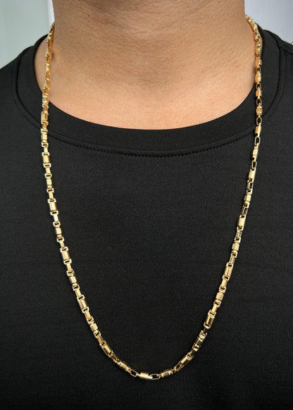 Cadena Rustica 16gr / 70cm / 4.2mm — Oro Amarillo