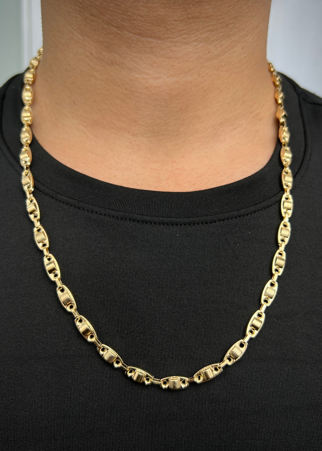 Cadena Rustica 16.2gr / 60cm / 5.7mm — Oro Amarillo