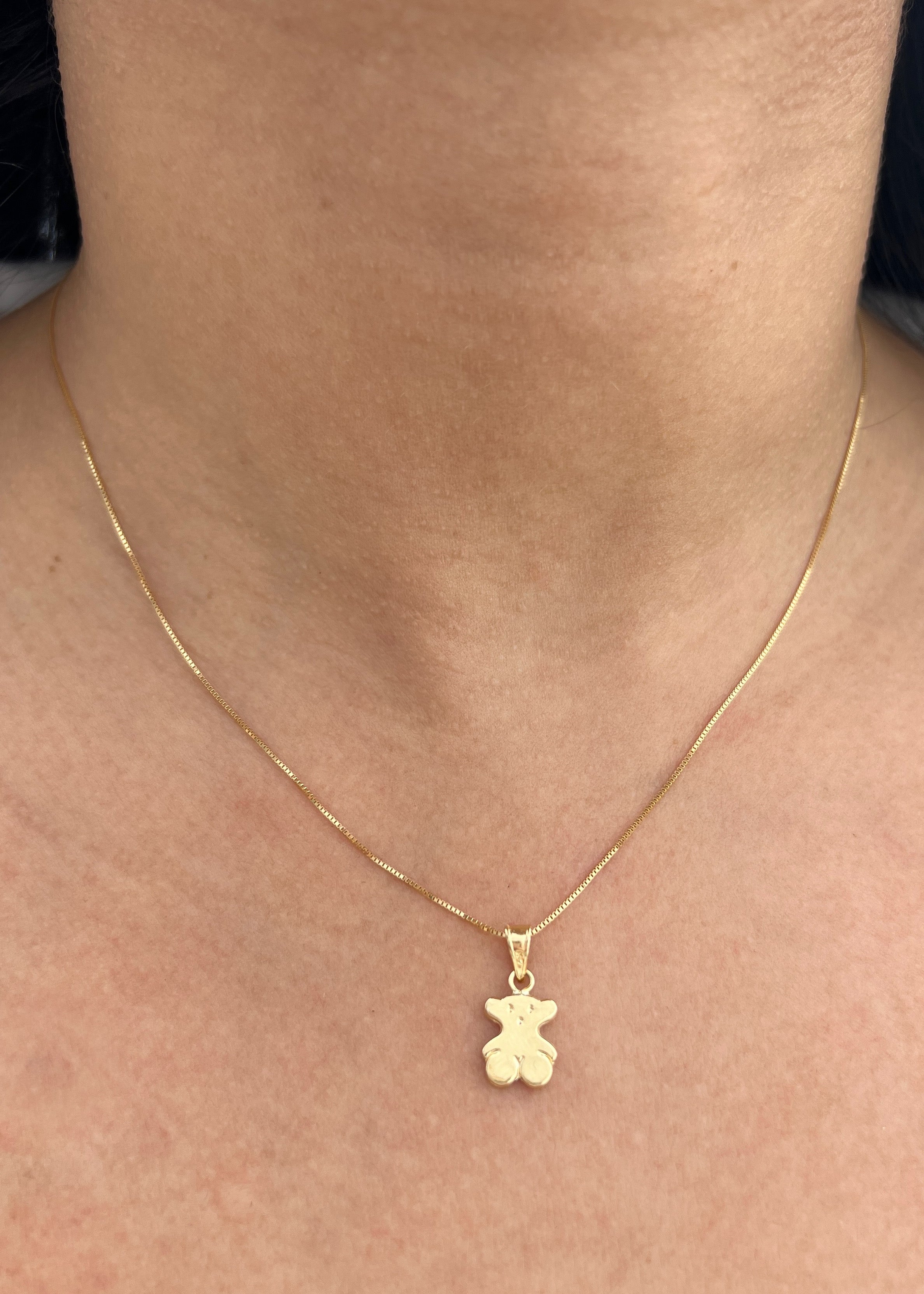 Dije oso th 0.5gr / Largo 1.7cm / Oro Amarillo Nac M