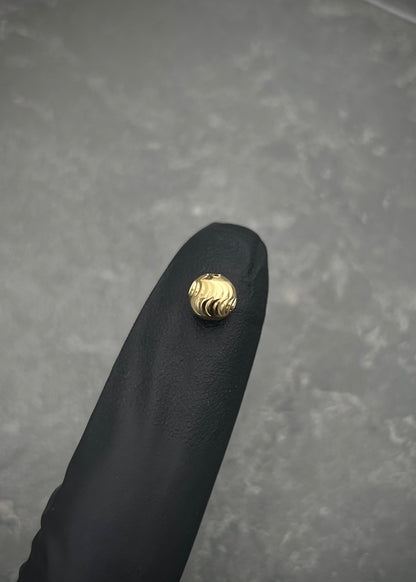 Bolas diamantada luna 6mm 0.25gr / Oro Amarillo Nac B