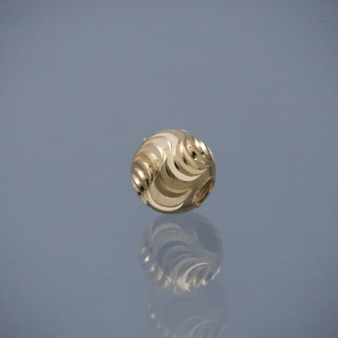 Bolas diamantada luna 6mm 0.25gr — Oro Amarillo