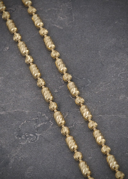 Cadena especial diamantada 17.95gr / Largo 60cm / Oro Amarillo (Joya) M