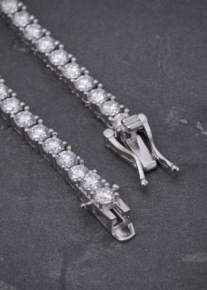 Cadena tenis con 1590pts de moissanita 28.4gr / Largo 55cm (Joya) B