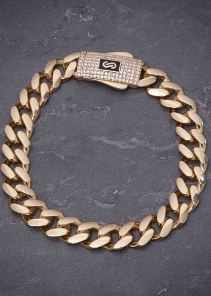 Pulso monaco 16gr / Largo 19.5cm / Oro Amarillo italy +3 M