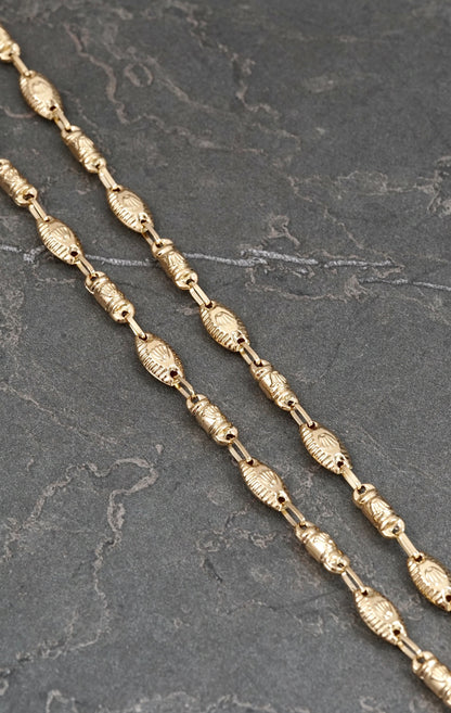 Cadena rustica rx 12.05gr / Largo 60cm / Oro Amarillo Nac B