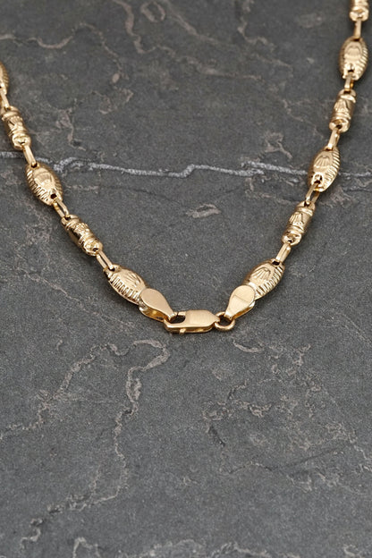 Cadena rustica rx 12gr / Largo 60cm / Oro Amarillo Nac M