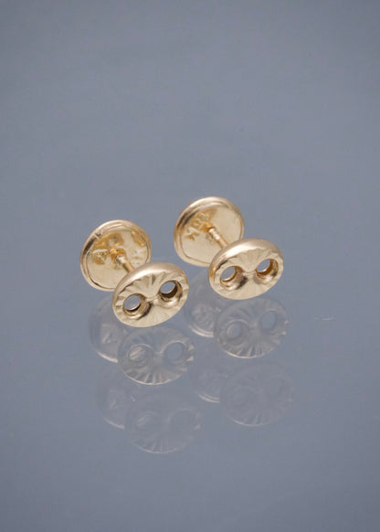 Topos Gc Diamantados 0.55gr / 0.4cm / 5.9mm — Oro Amarillo
