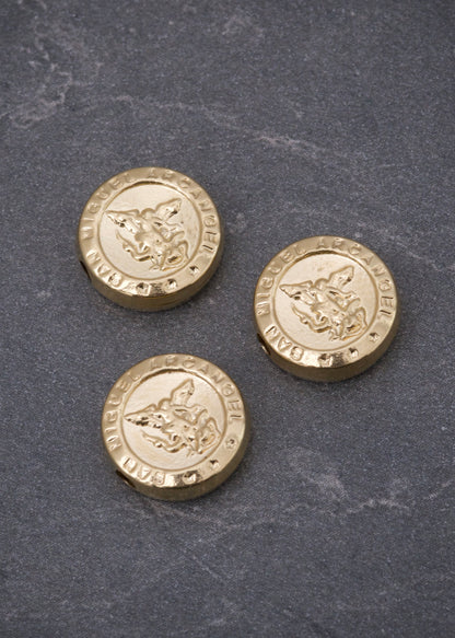 Herraje arcangel san miguel 0.4gr / Largo 1cm / Oro Amarillo Nac B